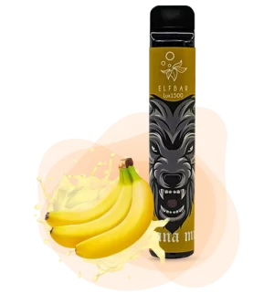 Одноразка ELF BAR 1500 LUX Банан Молоко