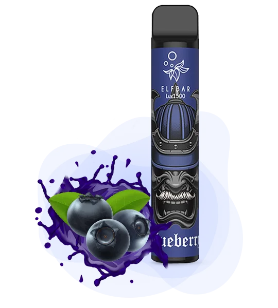 Elfbar 1500 LUX Blueberry Одноразка ELF BAR 1500 LUX Чорниця