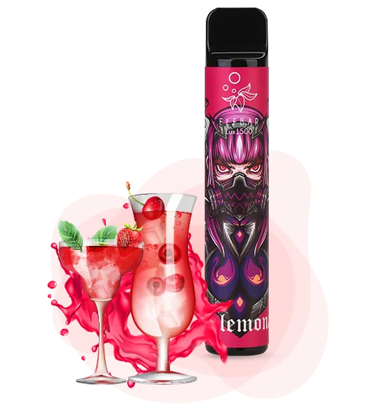 Elfbar 1500 LUX Pink Lemonade Одноразка ELF BAR 1500 LUX Рожевий Лимонад