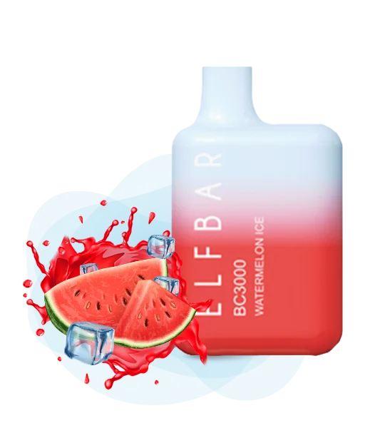 Elfbar BC3000 WATERMELON ICE Одноразка ELFBAR BC3000 Кавун Лід