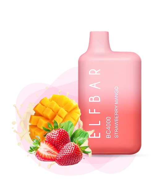 BC4000_strawberry_mango Одноразка Elf Bar BC4000 Полуниця-Манго