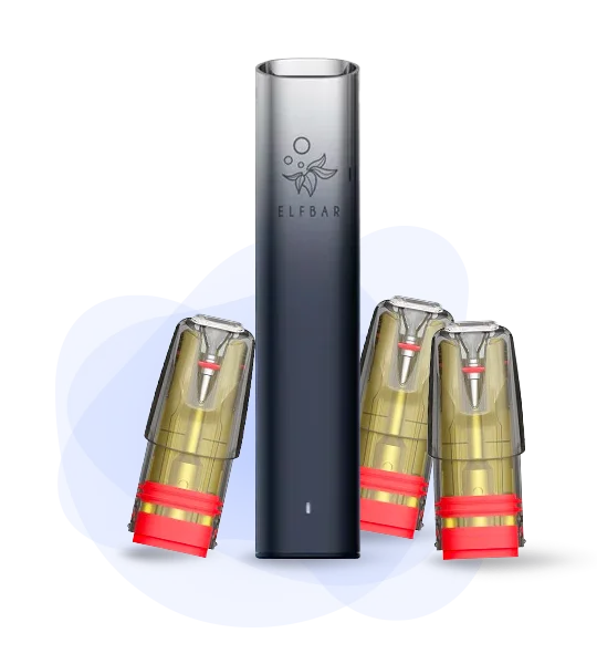 Mate500-GRAY-BLACK POD-система Elf Bar Mate500 Pre Чорно-Сіра