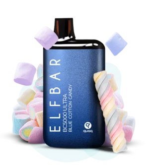 Одноразка Elf Bar BC5000 Ultra Блакитна Солодка Вата
