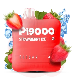 Одноразка Elf Bar Pi9000 Полуниця Лід