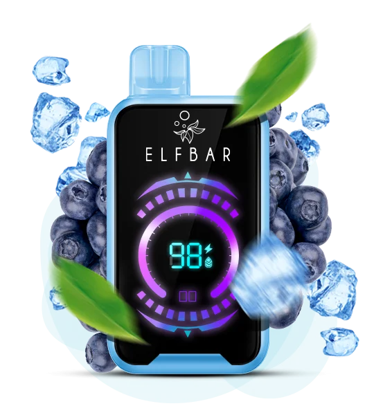 ElfBar_FS18000_BlueberryIce Одноразка Elf Bar FS18000 Чорниця