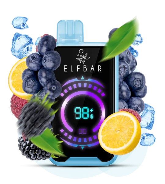 ElfBar_FS18000_BlueberryRazzLemon Одноразка Elf Bar FS18000 Чорниця-Малина-Лимон