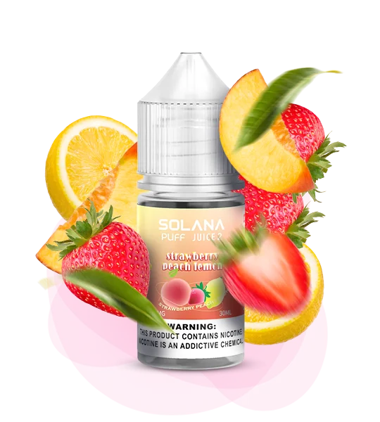 Solana_30ml_StrawberryPeachLemon Рідина для вейпу Solana 2 Полуниця Персик Лимон