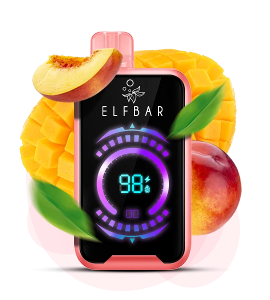 ElfBar_RAYA_D2_Mango Peach_ Одноразка Elf Bar RAYA D2 Манго-Персик