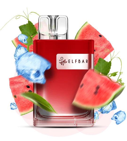 ElfBar_CR8000_WatermelonIce Одноразка Elf Bar CR8000 Кавун Лід