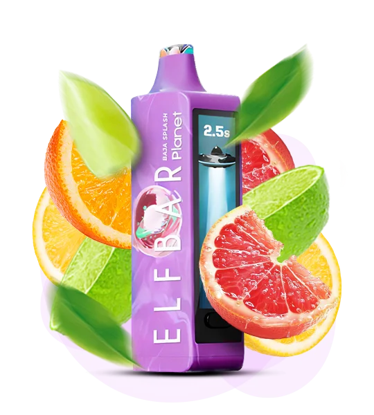 Elfbar_Planet_BajaSplash Одноразка Elf Bar Planet Тропічні фрукти