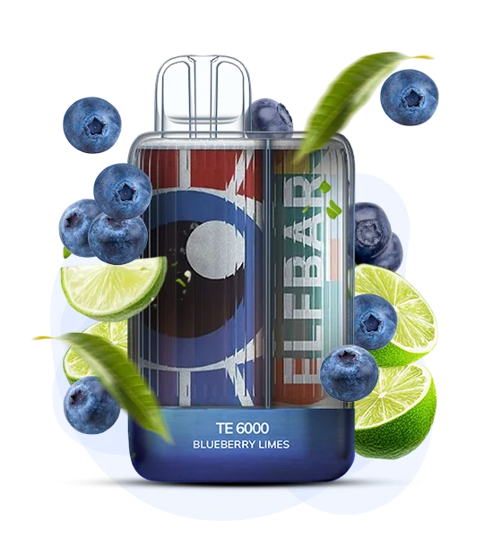 ElfBar_TE6000_BlueberryLimes Одноразка Elf Bar ТЕ6000 Чорниця Лайм