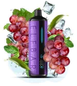 Одноразова Pod-система Elf Bar E Shisha 12000 Grape Mint