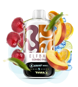Одноразовая Pod-система Elf bar Combo Pro 30000 Cherry & Peach Lemonade