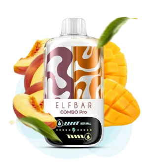 Одноразовая Pod-система Elf bar Combo Pro 30000 Peach & Triple Mango