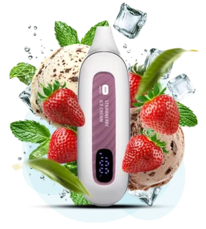 Одноразовая Pod-система Flonq Max 12000 Strawberry Ice Cream