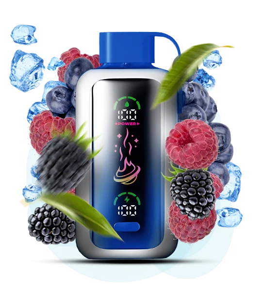 Vozol_Star20000_BlueRazzIce Одноразова Pod-система Vozol Star 20000 Blue Razz Ice - Зображення 1