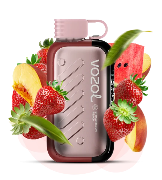 Vozol_GearIce&Sweet_50000_StrawmelonPeach Одноразова Pod-система Vozol Gear 50000 Strawmelon Peach - Зображення 1