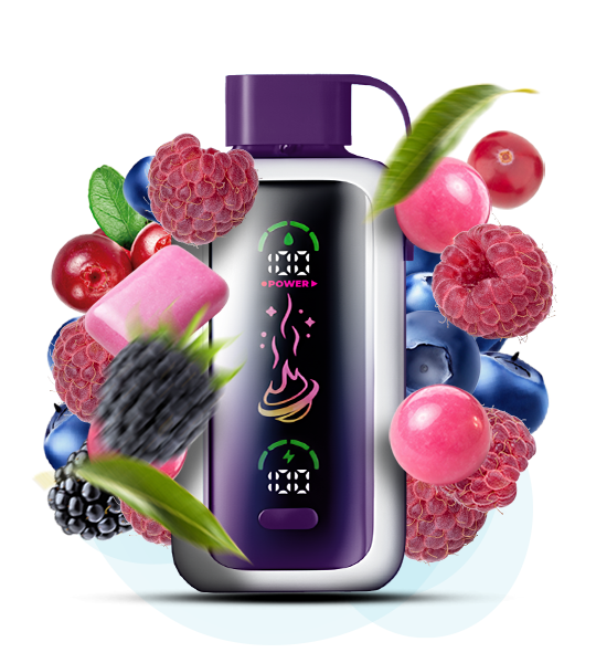 Vozol_Star20000_MixedBerriesBubblegum Одноразова Pod-система Vozol Star 20000 Mixed Berries Bubblegum - Зображення 1